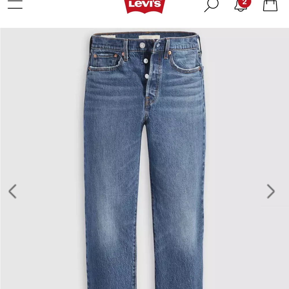 Levi's Blue Straight Leg Women's Jeans